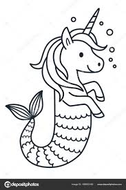 Easy unicorn easy cute mermaid coloring pages. Mermaid Unicorn Mermaid Cute Coloring Pages For Girls Novocom Top