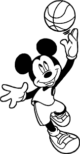 Download and print these mickey mouse playing basketball coloring pages for free. Mickey Playing Basketball Own Coloring Page Mickey Mouse Coloring Pages Disney Coloring Pages Coloring Pages