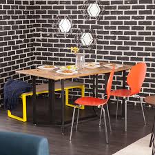 The abililty to fold down one or both sides of the table make it possible to use a pub table in places where other dining tables. Holly Martin Driness Oak With Black Drop Leaf Table Dn7448 Bellacor