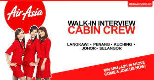 Mempelawa warganegara malaysia yang berkelayakan dan berumur tidak. Temuduga Terbuka Airasia 2017