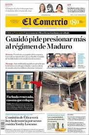 Hoy en portada de el. Portada Martes 05 De Marzo El Comercio Peru Alnavio Noticias De Ida Y Vuelta