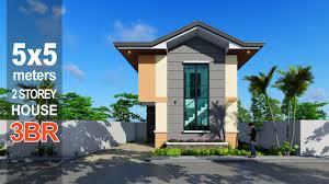Storey commercial building design philippines proposed is one images from simple two storey building placement of house plans photos gallery. 2 Storey House Plan 6 X 5 M Moskarn Design