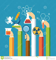 Science Concept Physics Chemistry Biology Flat Design Download From Over 53 Million High Q Illustration Design Flat Design Illustration Vector Illustration