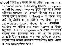 According to grierson (1903) the vernacular was called sylhettia by the europeans after the town of sylhet. Bangla To English Meaning Of Stool Bdword Com