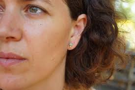 Solid 24k Gold//lilac Tanzanite Studs//purple Gem Earrings//gold Stud  Earrings//24k Gold Earrings//purple Tanzanite Gold Studs//hand Made