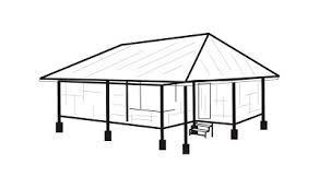 Pada bagian depan rumah adat rumah adat sulawesi selatan = tongkonan. Rumah Adat Sunda Gambar Sketsa Yan Yan Ariesandi Nugraha