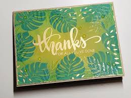 Thank You Card Thank You Cards Cards Stampendous