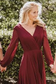 Juliet Chiffon Long Sleeve Dress In 2020 Long Sleeve Chiffon Dress Long Sleeve Bridesmaid Dress Bridesmaid Dresses With Sleeves