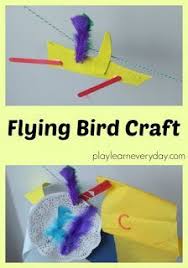 Bird Activities For Preschoolers Flying Bird Craft Bird Crafts Crafts Business For Kids
