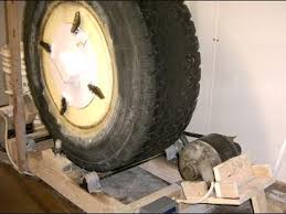 truck tire rock tumbler