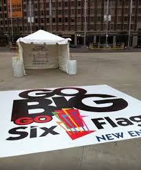 Concrete Floor Graphic For Six Flags Floor Graphics Floor Stickers Floor Decal