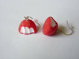 Boucles D Oreille Bonbon Fraise Croque En Pate Fimo 1 Pate Fimo Fimo Gourmandise Bijoux En Pate Polymere