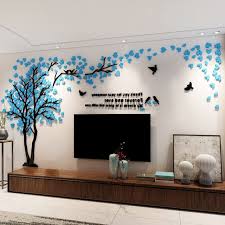 Browse our wall decor, modern wall décor, wall decorations. 3d Tree Wall Stickers Acrylic Wall Sticker Home Decor Diy Decoration Maison Large Wall Decorations Living Room Mural Wallpapers Onshopdeals Com