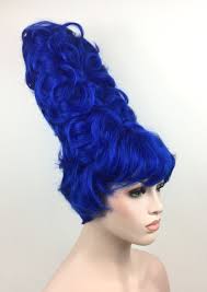 Deluxe Marge Style High Beehive Costume Cosplay Wig by Funtasy Wigs