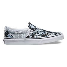 Black And White Slip On Vans Womens Latest Vans Reverse Floral Slip On Black True White Womens Nz997717 M50 Vans Slip On Shoes For Sal Vans Slip On Shoes Shop Womens Shoes Slip On