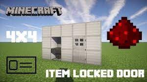 How to build a redstone key card reading door in minecraft. Minecraft How To Build A Redstone Key Card Reading Door Simple 1 17 Youtube
