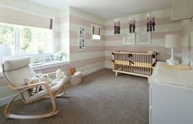 Rosa Weiss Gestreifte Wand Ikea Babyzimmer Wande Streichen Wand Streichen Ideen Muster