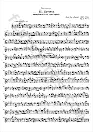 Gavotta From Flute Sonata In C Major Op 1 No 2 J M