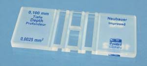 Zählkammer neubauer improved linien dunkel, 0.02 mm. Zahlkammern Neubauer Vwr