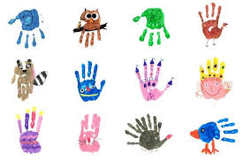 Handprints Pdf Kalender Basteln Baby Basteln Kinder