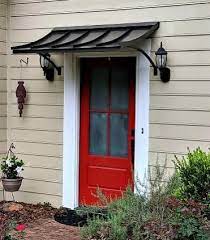 This Is The Perfect Awning To Protect Any Single Door Or Window From The Heat And Rain The Concave Awning Establis Door Awnings House Awnings Awning Over Door