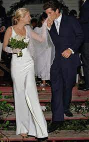 Pin By Emma Kidman On The Kennedy Family Celebrity Wedding Gowns Famous Wedding Dresses Carolyn Bessette Wedding Dress