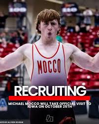Ross Bartachek on X: Michael Mocco, ranked 6 in the class of 2026, will  visit the University of Iowa next weekend making it four wrestlers ranked  in the top ten making the