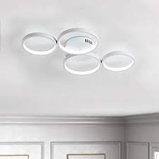 Check spelling or type a new query. Buy Led Ceiling Light Modern Flush Mount Light Fixture 40w 2800lm 4 Ring Lights For Bedroom Kitchen Living Room Ceiling Lamp Cool White 6000k White Online In Turkey B08l6fxnyd