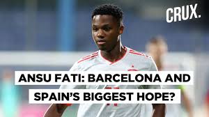 Barcelona Teen Ansu Fati Becomes Youngest Scorer For Spain In Nations League Win Vs Ukraine