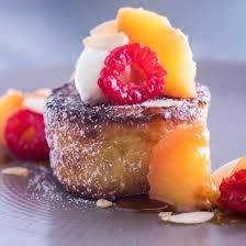 Graham Hornigold S Stunning Dessert Recipe The Dish Is Transformed From Mere Convenience To Glamorous Showstopper Recipes Peach Recipe Food