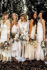 30 So Charming Bohemian Wedding Photos Wedding Forward In 2020 Bridesmaid Dresses Boho Mismatched Bridesmaids Wedding Bridesmaid Dresses