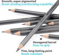 Dyvicl Professional Drawing Sketching Pencil Set - 12 Pieces Drawing  Pencils 10B, 8B, 6B, 5B, 4B, 3B, 2B, B, HB, 2H, 4H, 6H Graphite Pencils for  Kids, ...