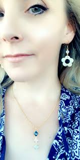 Silver Flower Earrings, Silver Boho Earrings, Silver Sunflower Earrings,  Statement Earrings, Silver Dangle Earrings, Dainty Earrings, MIMI