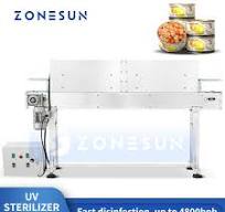 ZONESUN ZS-UVS1 UV Sterilizer Tunnel for Food Bottle Disinfection