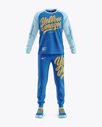 Download Men S Training Suit Mockup Front View In Apparel Mockups On Yellow Images Object Mockups