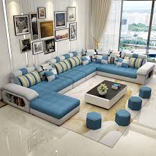 Living Room Furniture Modern L Shaped Fabric Sectional Sofa Set Design Couches For Living Room With Chaise Longue Ottoman Aliexpress Mobile Modern Furniture Living Room Luxury Sofa Design Sofa Design