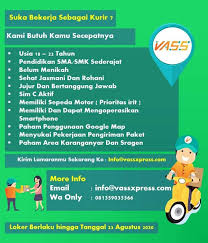 Loker lowongan kerja kurir ( delivery ). Lowongan Kerja Kurir Vass Xpress Area Karanganyar Dan Sragen Loker Swasta