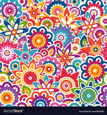 Free 3d project, 2d vectors and templates in pdf, eps, svg, dxf, dwg, png, stl files for cnc laser cutting machines and graphic designers. Colorful Floral Pattern Seamless Background Vector Image On Floral Pattern Affordable Art Prints Pattern