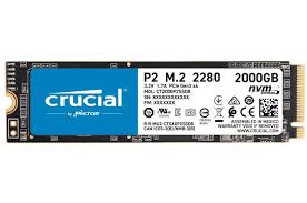 حافظه SSD اینترنال کروشیال مدل P2 NVMe PCIe M.2 2280 ظرفیت 2 ترابایت
