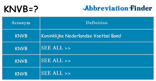 Outside the netherlands, it is often referred to as the dutch cup. What Does Knvb Mean Knvb Definitions Abbreviation Finder