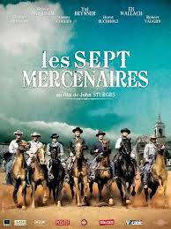 The Magnificent Seven French 11x17 Movie Poster 1960 The Magnificent Seven Movie Posters Western Film