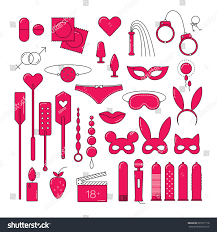 Bdsm Sex Set Icons Linear Design 库存矢量图（免版税）601957118 | Shutterstock