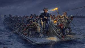 George washington crosses the delaware. See Washington Crossing The Delaware As It Probably Looked Washington Crossing Historic Park
