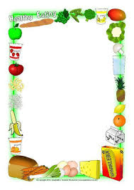Healthy Eating A4 Page Borders Sb2992 Sparklebox Page Borders Free Printable Stationery Borders For Paper
