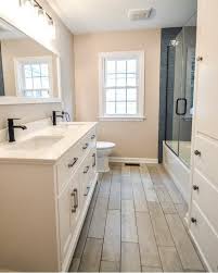 Lastly to open up your design even more go big and bold with. 30 Stylish Creative Narrow Bathroom Ideas