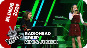 Marketing elona minga rudina elezi elona bendo. Radiohead Creep Mimi Josefin Blind Auditions The Voice Kids 2019 Sat 1 Youtube