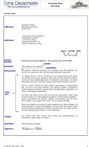 Your application letter should let the employer know what position you are applying for, what makes you a strong candidate, why they should select you for an interview, and how you will follow up. Formeller Brief Schreiben Pdf Free Download