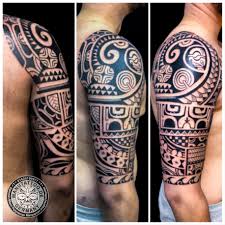 Freehand Marquesan Inspired Polynesian Tattoo Marquesan Tattoos Polynesian Tattoo Tattoos