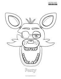 Foxy Coloring Pages Coloringnori Coloring Pages For Kids