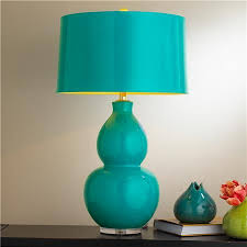 Pop Color Modern Ceramic Table Lamp 7 Colors Shades Of Light Turquoise Lamp Ceramic Table Lamps Eclectic Table Lamps